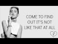 Someone Else - Miley Cyrus (LYRICS)