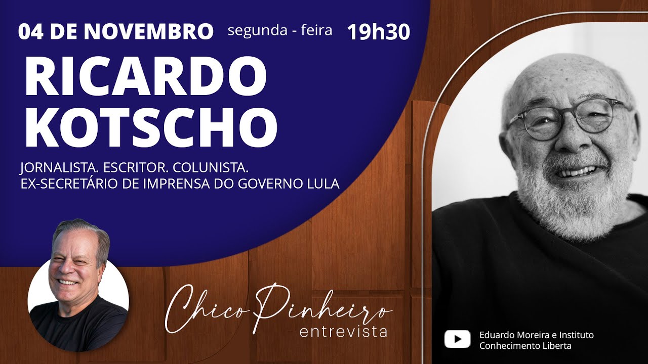 CHICO PINHEIRO ENTREVISTA RICARDO KOTSCHO  - 04/11/2024