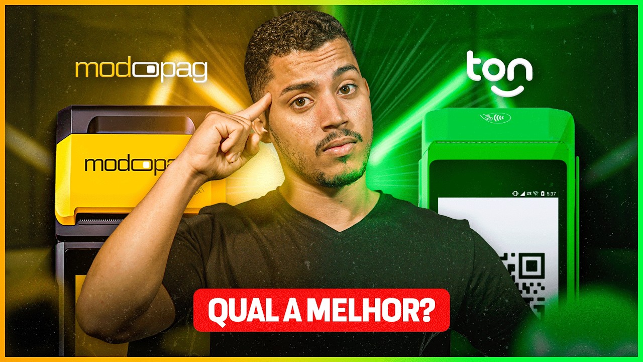Ton ou modoPAG - Qual a MELHOR máquina de cartão em 2024? [COMPARATIVO COMPLETO]