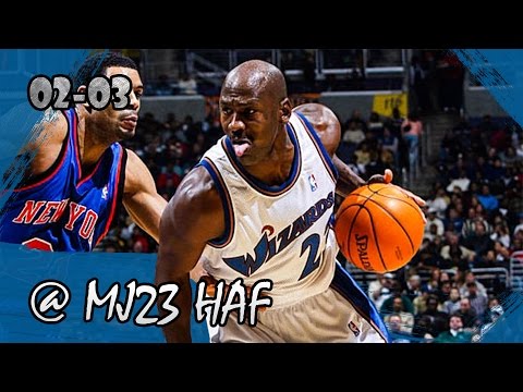 Michael Jordan Highlights vs Knicks (2002.12.07) - 20pts, Close Call!