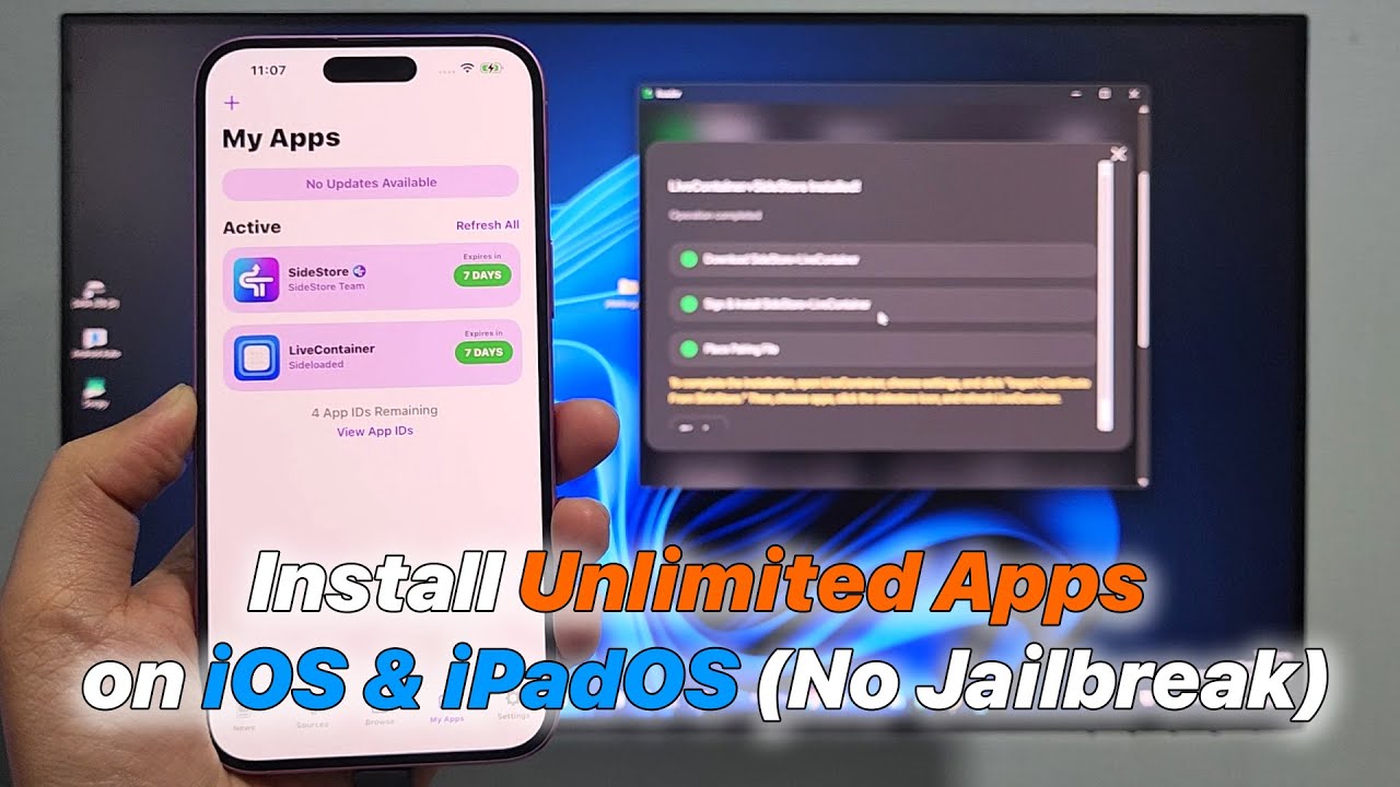 Installing SideStore & LiveContainer to Install Unlimited Apps on iOS & iPadOS (No Jailbreak)