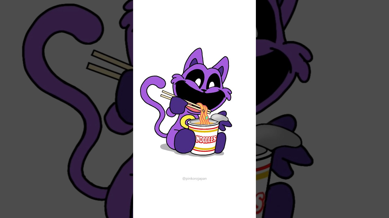 Smiling Critters CatNap & TADC Pomni😊chipi chipi chapa chapa dubi dubi daba daba #shorts #meme