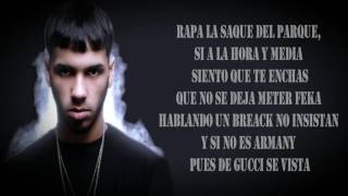 ANUEL AA   NO SE ENAMORA LETRA OFICIAL 2016 ESTRENO