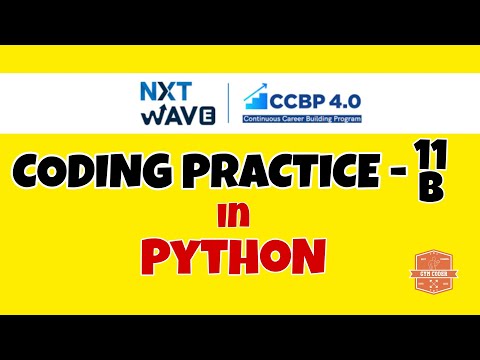 Coding Practice 11b Python Nxtwave Ccbp Code Solutions By Gym Coder Python Cp Series