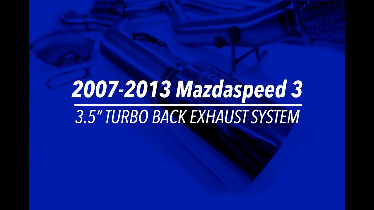 2007-2009 Speed 3 3.5 inch exhaust system