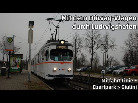 【Führerstandsmitfahrt】ET6 durch Ludwigshafen (Part 1)【Düwag】