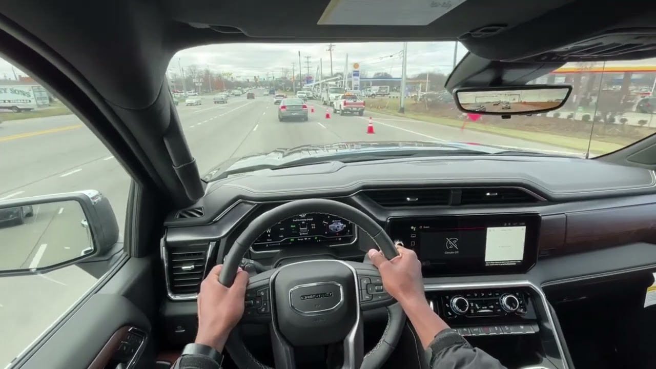 2023 GMC Sierra 1500 Denali Ultimate 6.2 V8 POV Test Drive