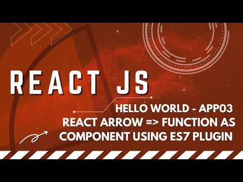 React Free Tutorial React Arrow Function As Component Using Es7 Plugin