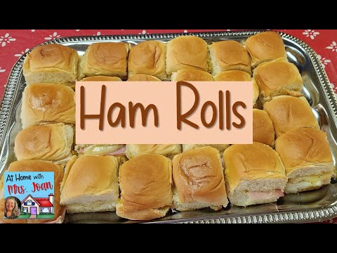 Ham Rolls (Ham and Cheese Sliders)