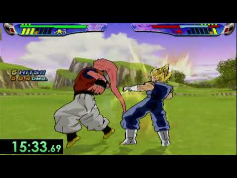 (TAS) Dragonball Z Budokai 3:  Any% Breakthrough Z3 speedrun-Goku
