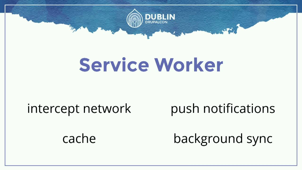 DrupalCon Dublin 2016: Offline First