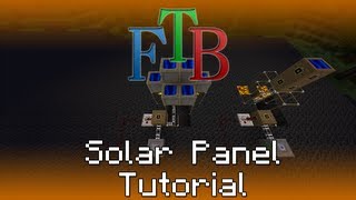 Solar Panel / Solar Kraftwerk - Feed the Beast Tutorial [Deutsch/HD]