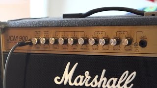 Video thumbnail for Brewer's Arcade - Marshall JCM900 2x12 combo amp review by BrewersArcade