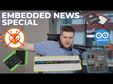 Новые STM32, CH32 Arduino Ядро, Отмена PlatformIO | Embedded News №10 feat. @ArduNotes