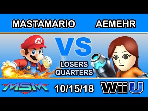 MSM 162 - Mastamario (Mario) vs KH | Aemehr (Mii Gunner) Losers Quarters - Smash 4