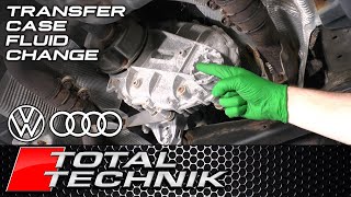 How to Change Your Transfer Case Fluid - Audi VW Seat Skoda Porsche (VAG)