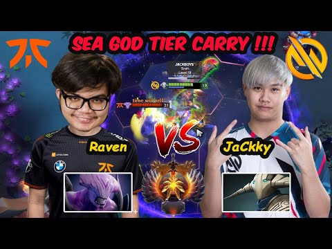 Fnatic Raven Faceless Void vs MTG JaCkky Sven - SEA GOD TIER CARRY Battle Dota 2 pro Gameplay