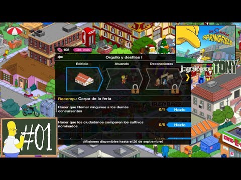 Los Simpson Springfield "Feria del condado, Capítulo 1 - La Carpa de la Feria" por Tony