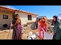 Building a house in a rural way 👩🏻‍🚒🧱👨🏻‍🚒Tahmourth built a village house with family members