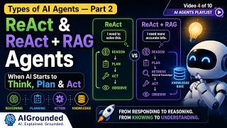 ReAct and RAG Agents Made Easy | AI Agents Part 2