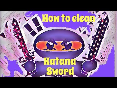 YouTube video about: How to clean a katana with household items?