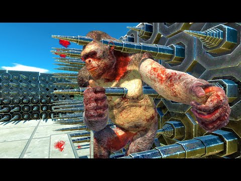 1 vs 1 Spike Piercing arena Animal Revolt Battle Simulator