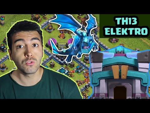 TH13 Elektro Ejderha Saldırısı (BU ORDUYU KİMLER KULLANIR?) Clash Of Clans