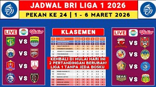 Download lagu CHANGED! Liga 1 2025 Schedule Week 24 - Persebaya vs Persib - Persija vs Borneo FC - Liga 1 Indon... mp3