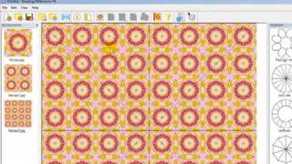 Yellow Gate Fold Card with Kaleidoscope Background and Center Element Part I