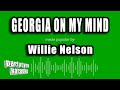 Willie Nelson - Georgia On My Mind (Karaoke Version)
