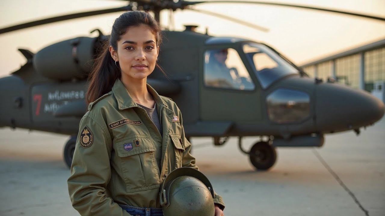 Until She Piloted the AH-64 Apache That Saved Everyone" - This is somewhat misleading because