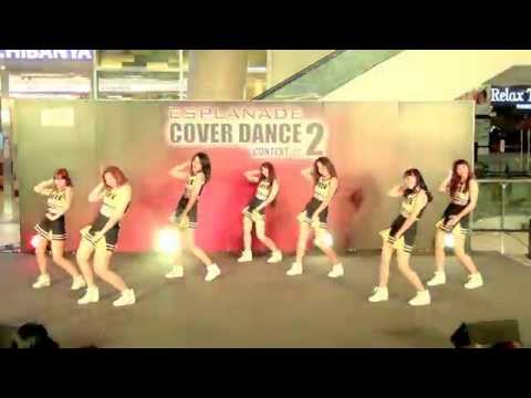 150404 Kinnari cover AOA - Short Hair + Miniskirt @Esplanade Cover Dance #2 (Audition)