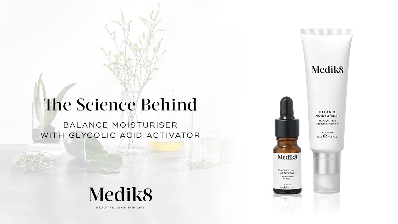 Medik8 Balance Moisturiser with Glycolic Acid Activator 55 ml Blush.no