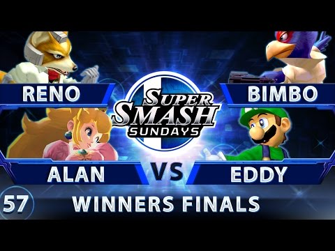 SSS 57 - Reno & Alan vs. Bimbo & Eddy - SSBM Winners Finals - Smash Melee