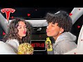 PRYMRR DATE NIGHT IN MY TESLA Romantic