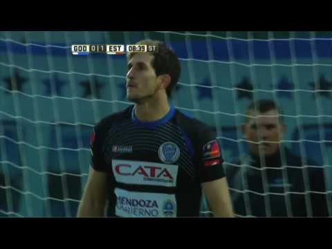 Probó la Gata. Godoy Cruz 0 -  Estudiantes 1. Desempate Libertadores. Primera División 2016.