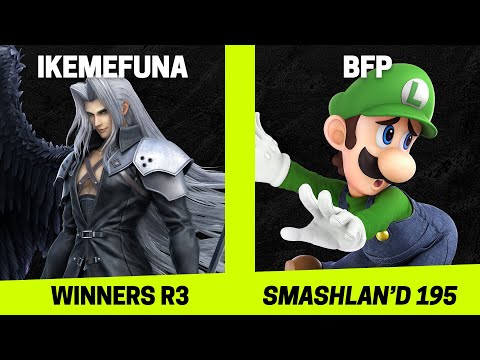 SmashLAN'd 195 Winners R3 - Ikemefuna (Sephiroth, Ganondorf) vs BFP (Luigi) - SSBU Tournament
