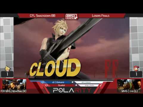 CFL Smackdown 88 WiiU - FOX MVG | Mew2king (Cloud) vs MVG | Dyr (Diddy Kong) - Grand Finals
