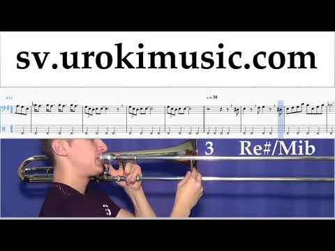 Lär Dig Spela Trombon The Pink Panther - Theme Song Tabs Nybörjare Del 2 um-i492