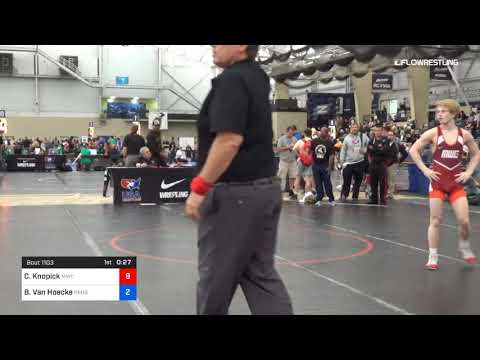 55 Kg Round Of 16 Conor Knopick MWC Wrestling Academy Vs Brennan Van Hoecke Palmetto Ridge High Sc