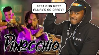 RON SUNO Feat. BLUEFACE - PINOCCHIO REMIX (Official Video) REACTION!! [THEY ALWAYS LIT!!]