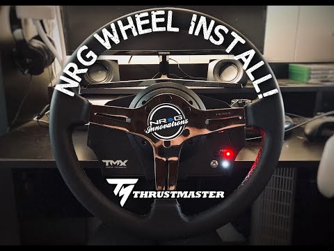 TMX AFTERMARKET WHEEL SWAP | NEW NRG INNOVATIONS SIM WHEEL!!! (Link for adapter in description)