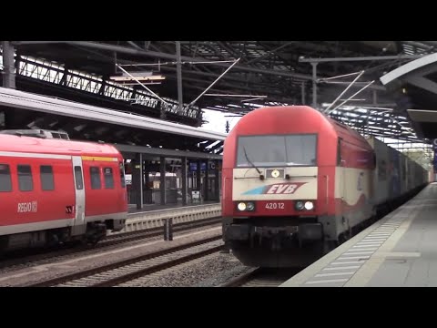 Trains at Erfurt Hauptbahnhof Züge am Erfurt Hbf