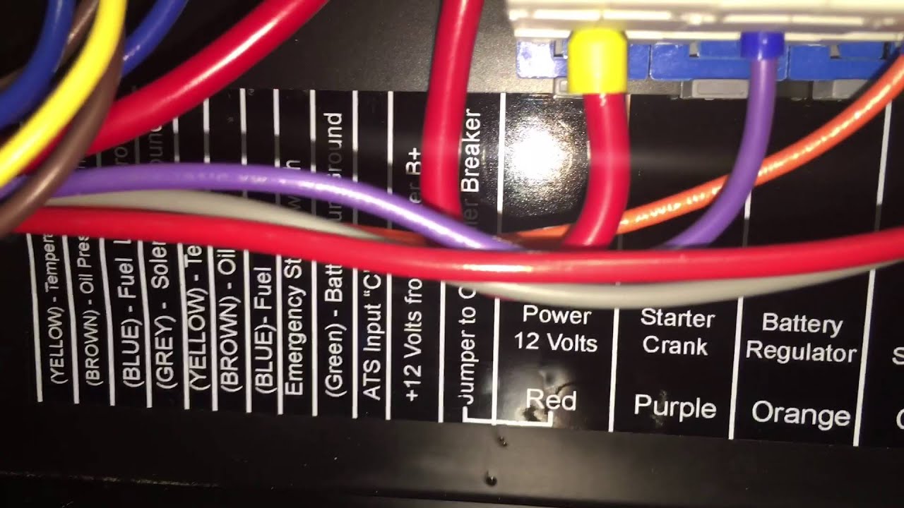Connecting a transfer switch to an Aurora Generator
