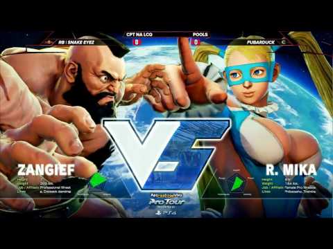 Snake Eyez (Zangief) vs Fubarduck (R. Mika) - CPT North America - Last Chance Qualifier