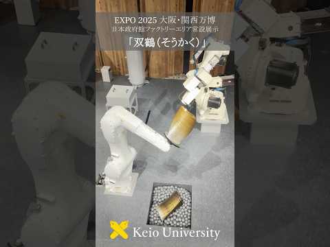教育学科 EXPO 2025 大阪・関西万博 日本館ファクトリーエリア常設展示「双鶴（そうかく）」 #shorts #慶應