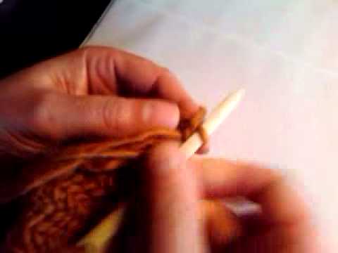 Nålebindings stitch UUU/OOUO