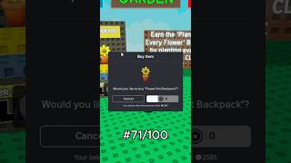 Sniping FREE Limited UGC Flower Pot Backpack From Grow a Flower Garden (FREE UGC EP.1) #growagarden