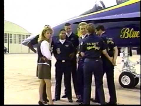 Blue Angels 1993 - San Diego City College "Newscene" -Reporter Lauren Kelly