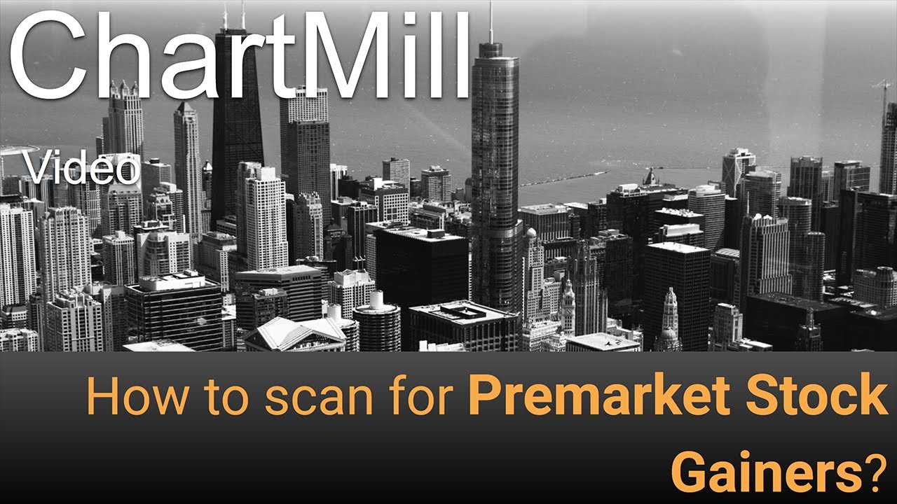 How to Scan for Premarket Stock Gainers?